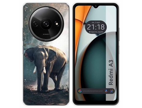 Funda para Xiaomi Redmi A3 TUMUNDOSMARTPHONE Silicona Multicolor