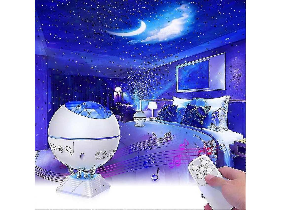 Proyector de luz nocturna, proyector de galaxias con brillo intenso, Rosewell