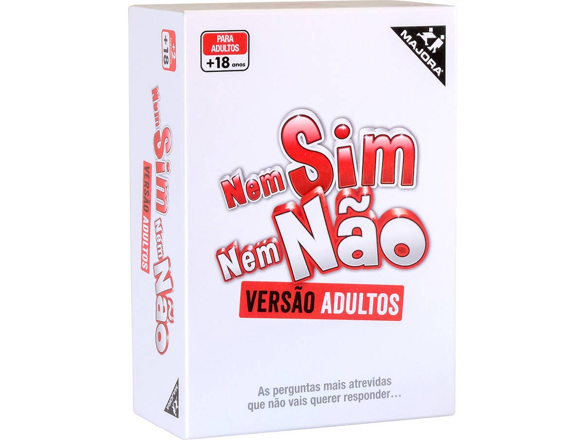 Juego de Mesa MAJORA Ni Sí Ni No – Versión Adultos (Edad mínima: 18 años)