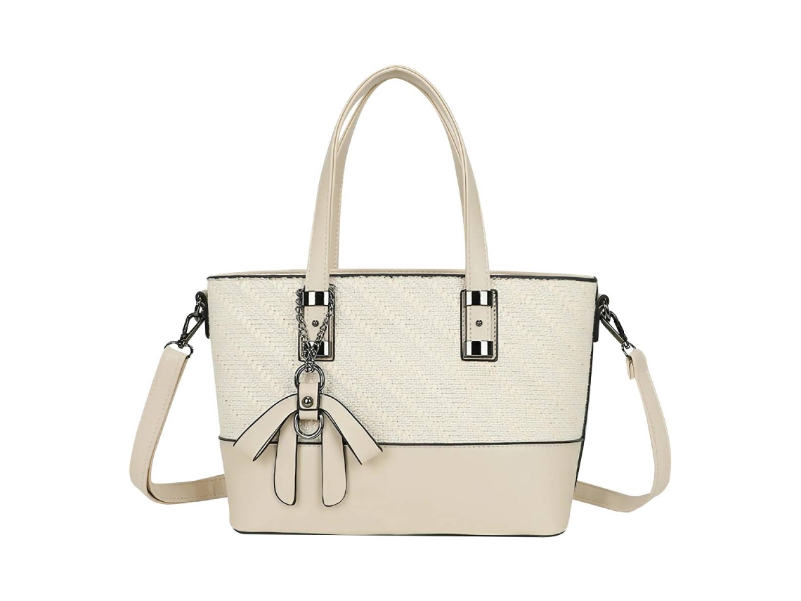Gallantry Bolso De Mano De Mujer Con Flecos Y Correa Para El Hombro Beige