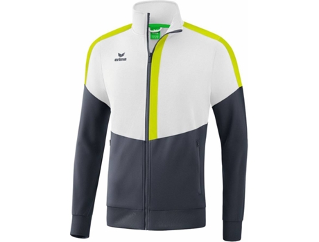 Chaqueta Niños ERIMA Worker Squad (Blanco, Gris y Amarillo Limón - 10 ans)