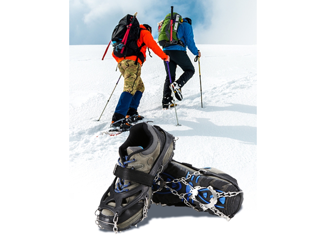 2026tijeras De Tracción Lixada Con 19 Puntas De Acero Inoxidable Para Camino Hielo Nieve Senderismo Escalada Zapato Antideslizante