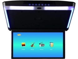 Monitor De Techo Para Coche De 15,6 Pulgadas, Pantalla Abatible 1080p, Reproductor De Vídeo Hd