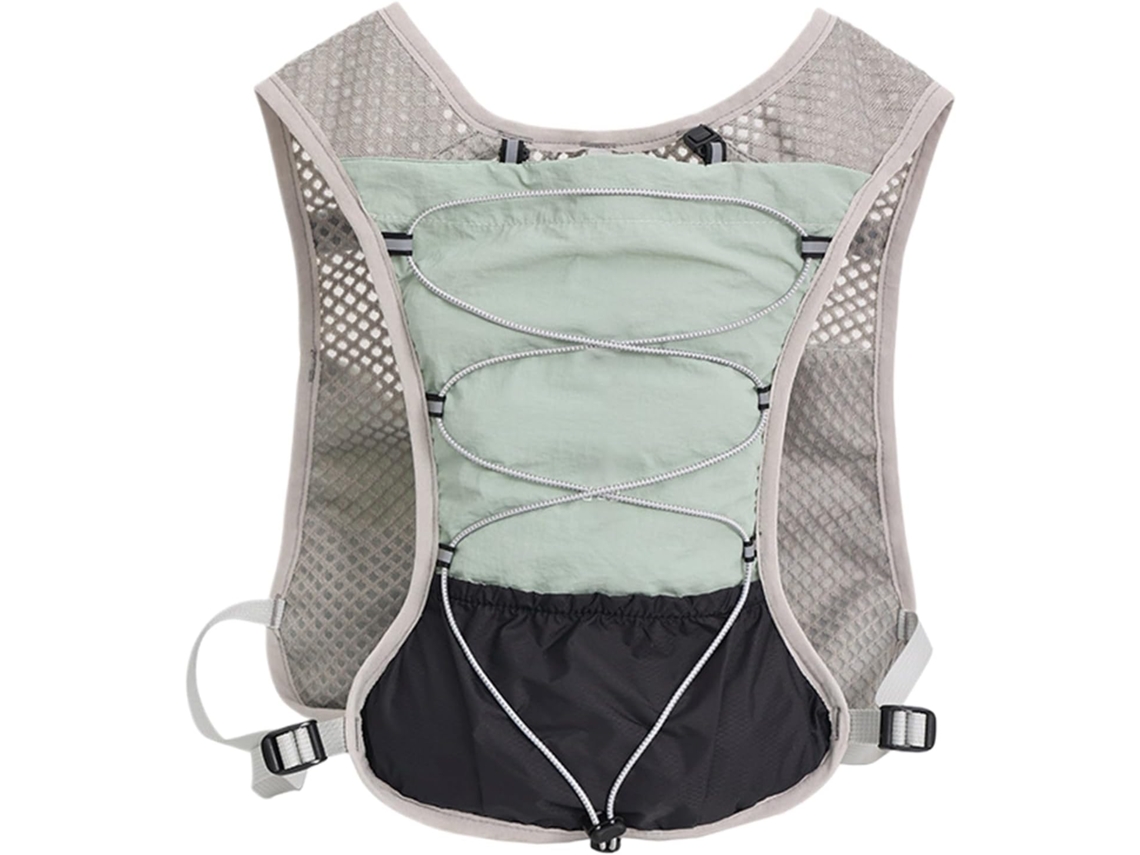 Chaleco de hidratación con mochila para correr de 5 l | Chaleco de hidratación reflectante | Accesorio deportivo para Slowmoose