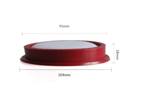 piezas para aspiradora de mano Dibea D18 D008Pro filtro redondo lavable filtro de malla filtro de aspiradora