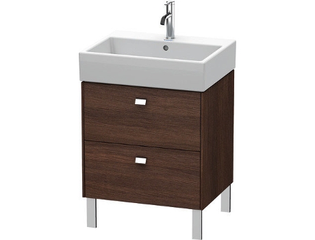 Mueble de aseo DURAVIT Brioso de 58,4 x 45,9 cm 2 extraíbles incl. hueco para sifón y delantal para lavabo Vero Air 235060