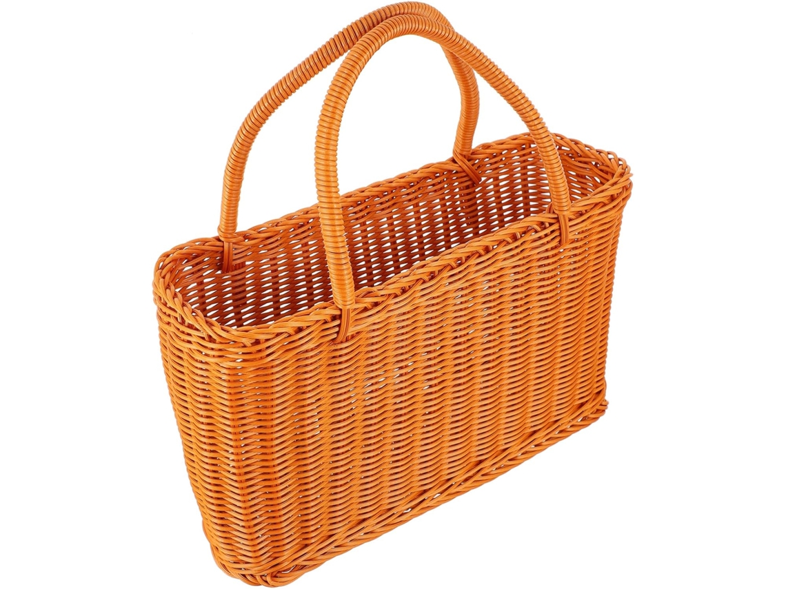 1 Cesta De Mimbre Tejida Para Frutas Demoiselle