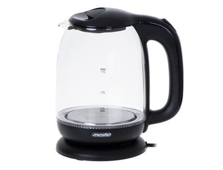 MESKO Ms1302B Hervidor de vidrio 1 7L Negro