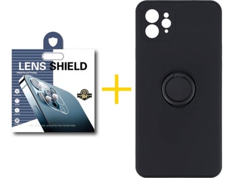Carcasa + 1 Protector de Cámara para iPhone 11 Pro Max SKYHE Negro
