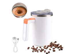 Taza Automezcladora Con Calentamiento A Temperatura Constante, Acero Inoxidable 304, Recargable.