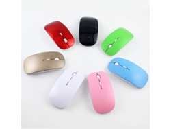 Ratón Inalámbrico 2.4g Del Fabricante Ultra Delgado Fotoeléctrico Usb Hot Spot Oro 1,2,3,4,5,6,7