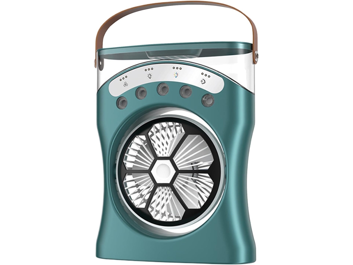 Ventilador De Escritorio Recargable Con Nebulizador De Agua | Máquina