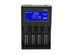 Cargador De Baterías Inteligente Con 4 Ranuras Y Pantalla Lcd, Universal, Para Baterías 18650, 26650 Y 20700 Con Enchufe Estadounidense.