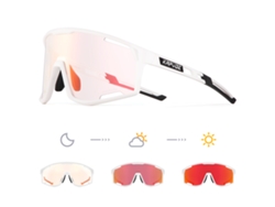 Gafas de ciclismo fotocromáticas unisex con lentes de polipropileno transparente y protección UV400 MDUG (Estilo 7)