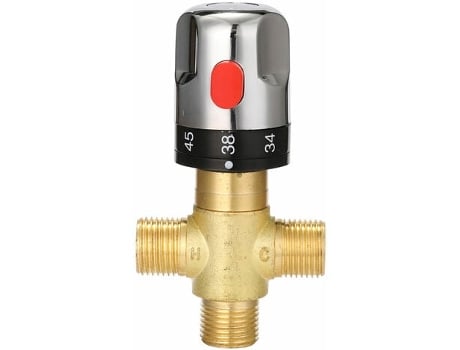 Núcleo Termostático para Calentador de Agua - 4 Puntos en Cobre Puro (Modelo Ingeniería)