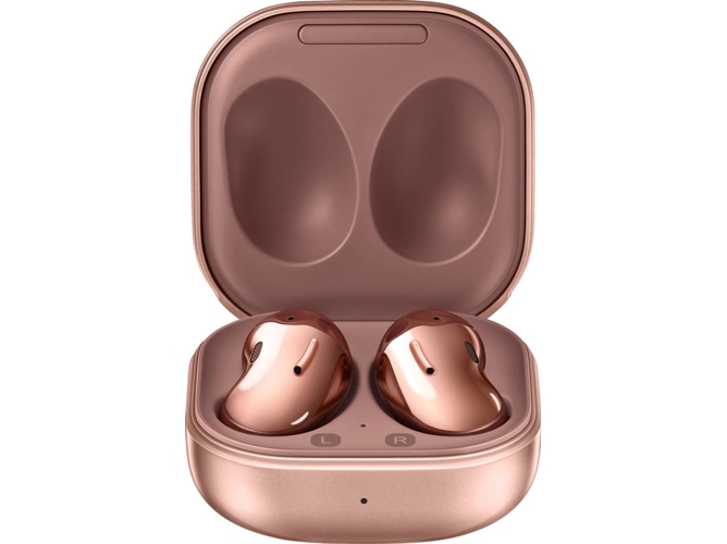 Auriculares Bluetooth True Wireless SAMSUNG Galaxy Buds Live (In Ear - Micrófono - Noise Cancelling - Bronze)