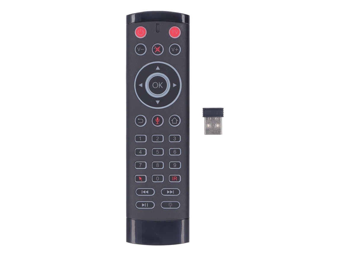 2026-control Remoto Inteligente Tv 2.4g Con Puerto Usb, Aprendizaje Infrarrojo, 2.4ghz Rf Para Set Top Box, Caja De Tv Y Ordenador
