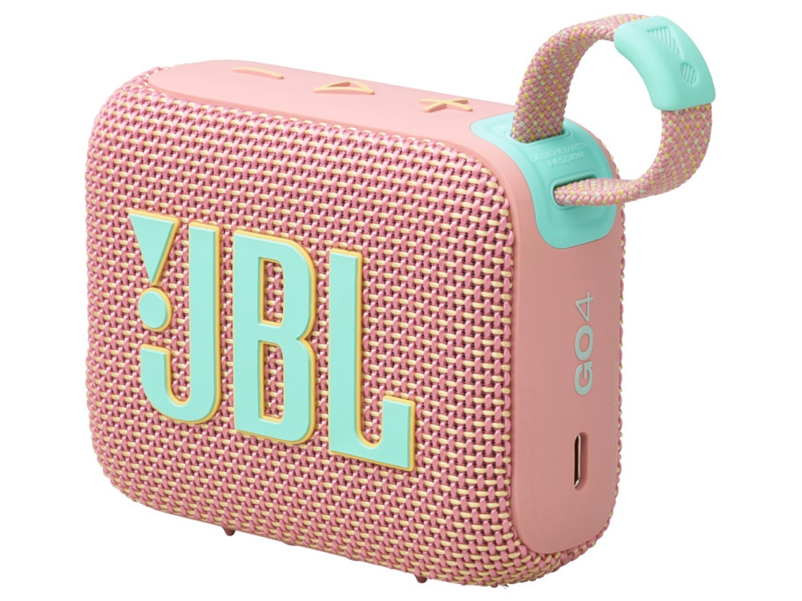Altavoz Bluetooth JBL GO 4 (7 W - Autonomía: 7 horas - Rosa)
