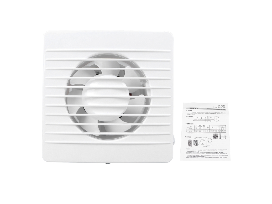 Ventilador Extractor Potente Y Silencioso De 4 Pulgadas Y 220 V Para Baño, Cocina, Techo Y Pared.