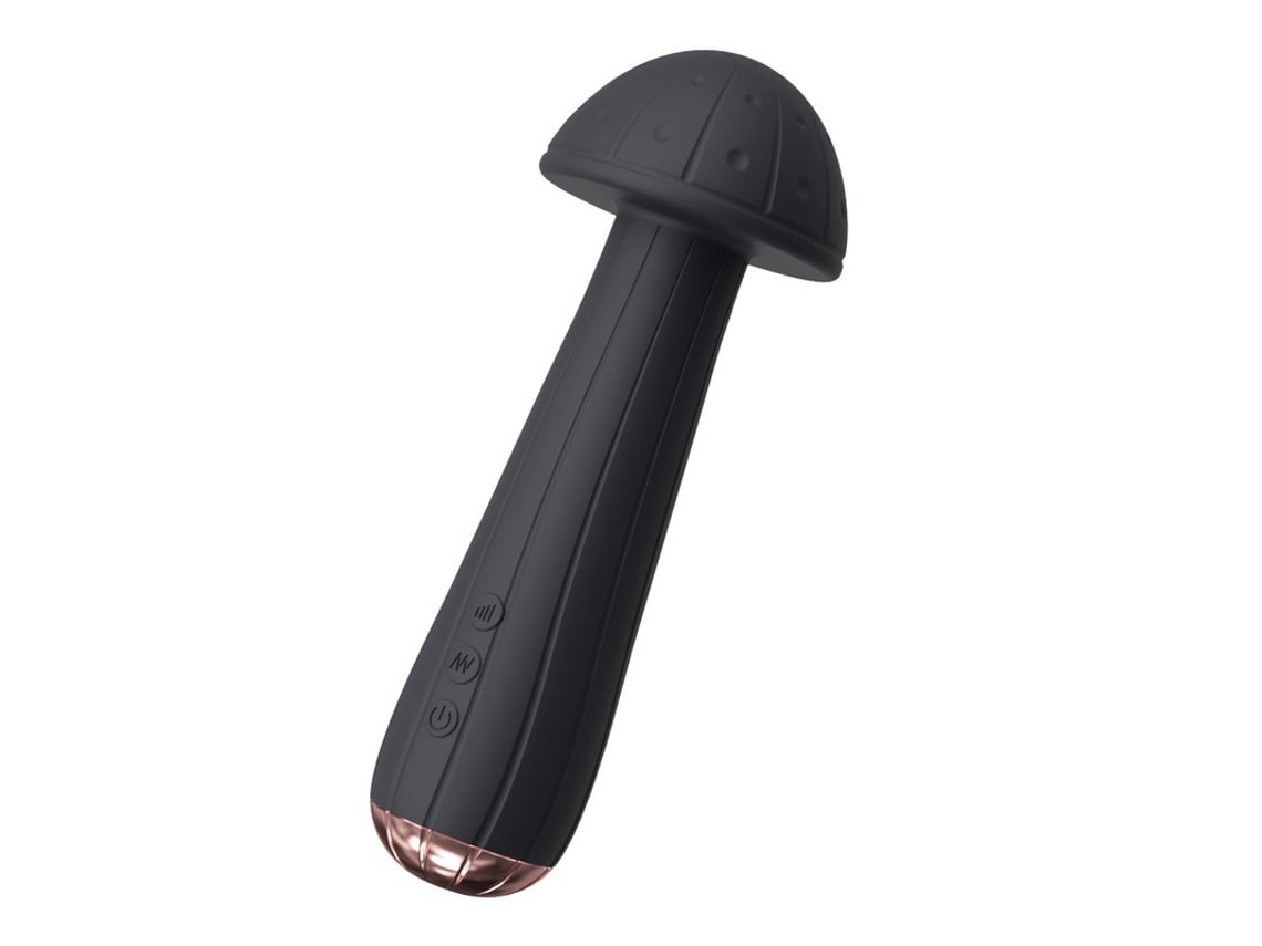Vibrador de masaje de silicona recargable USB con 5 modos de frecuencia 5 (negro) YIZHOOD