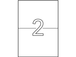 Etiquetas & Eadas con Adhesivo 15 Hojas APLI (Blanco - A5 105 X 148 mm)