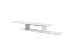 Estantería de pared para TV Støvring 4 compartimentos aglomerado 21 x 150 x 25 cm - Blanco [EN.CASA]