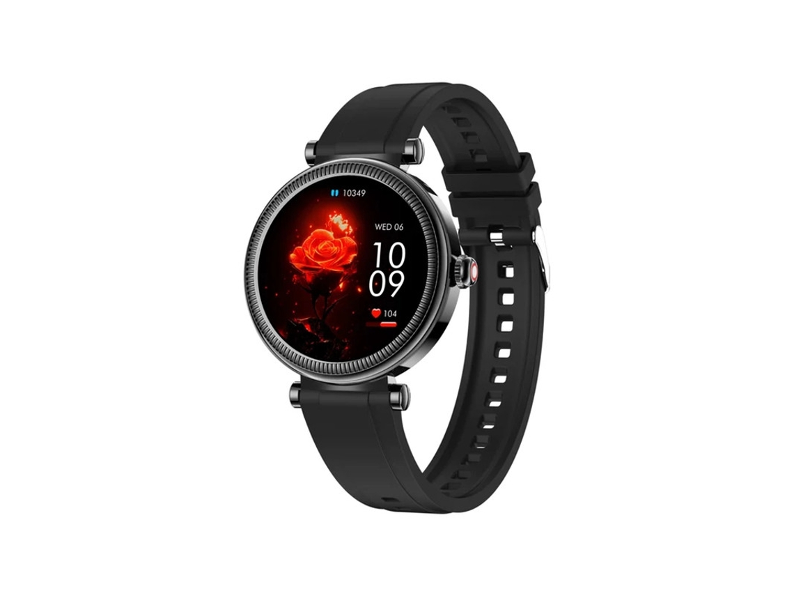 Smartwatch De 1 .27 Pulgadas Bluetooth Llama Más De 100 Modos Deportivos Monitoreo De Salud Negro Yizhood