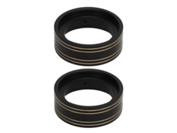 2 Anillos De Sujeción De Latón Para Ruedas Interiores De 1,3 Pulgadas Para Coches Rc, Contrapeso Para Coches Rc A Escala 1/18, Color Negro.