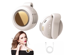 Ventilador Portátil Con Clip Para La Cintura, Ajustable 360°, Ultraligero (blanco)