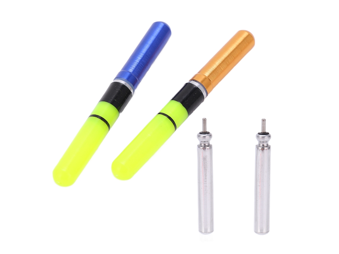 2pcs Flotador De Pesca Luminoso Led Para Pesca Nocturna Luz Electrónica Drifting Float