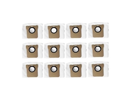 Acessórios de Aspirador Paquete de 12 bolsas para el polvo para Bot L10S Ultra/B101Cn/Dream S10 S10 Pro