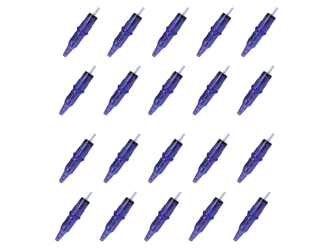 Pluma Para Tatuar Con Cartucho Integrado Para Práctica De Dibujo, 20 Unidades, Compatible Con Máquinas De Tatuar.