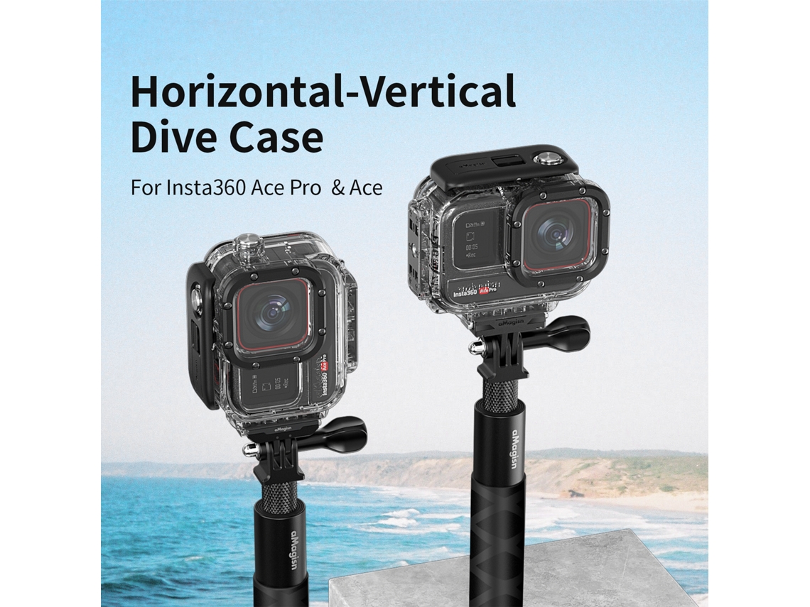 Funda Impermeável Para Insta360 Ace E Ace Pro: Housing Submarino, Protetor E Case De Mergulho
