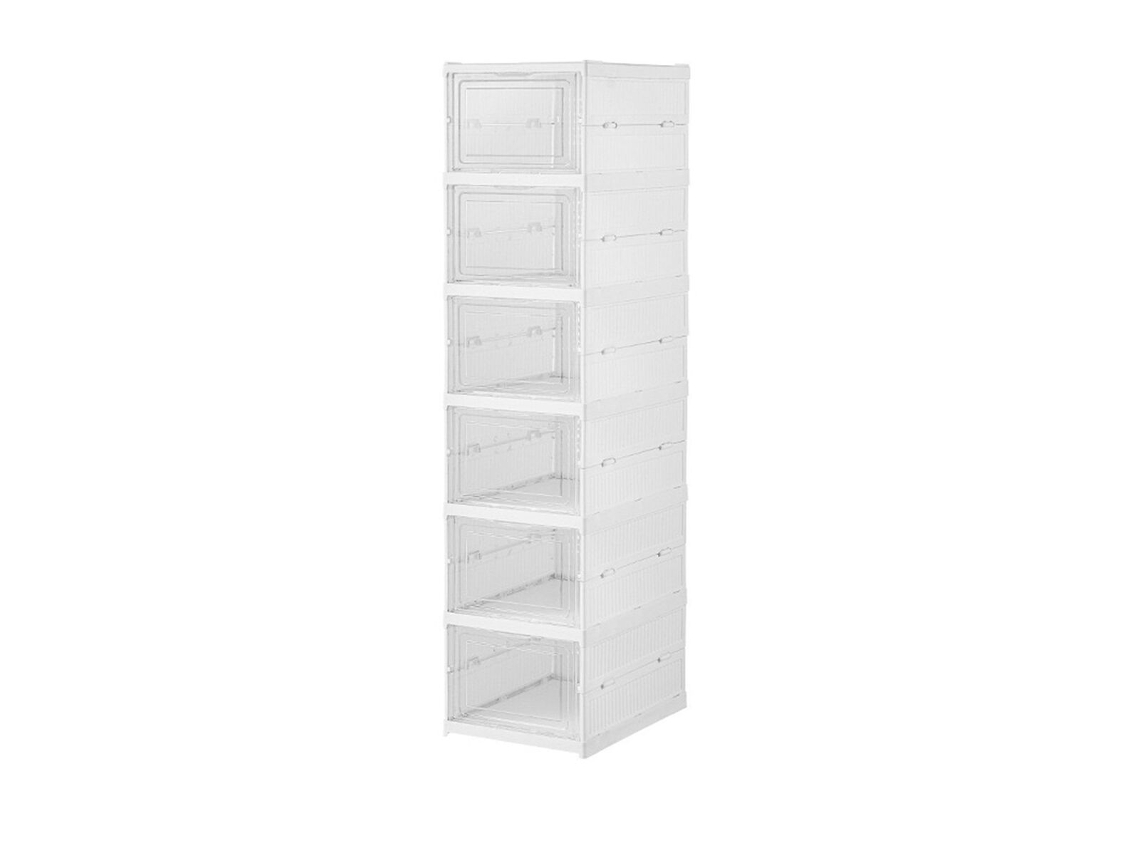 Zapatero Fulmo Blanco Plástico Duro 25,5 X 34,5 X 105 Cm