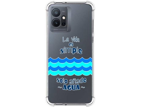 Carcasa para Vivo Y55 5G TUMUNDOSMARTPHONE Dibujos Antigolpes Agua Multicolor