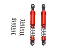 Juego De Amortiguadores De Aceite De Aluminio De 95 Mm Para Coches Rc A Escala 1/10 Scx10 Rojo