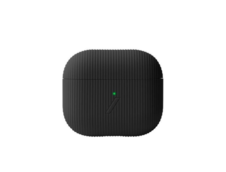 NATIVE UNION Funda de silicona para Airpods 3 Curve con textura de rayas Negro