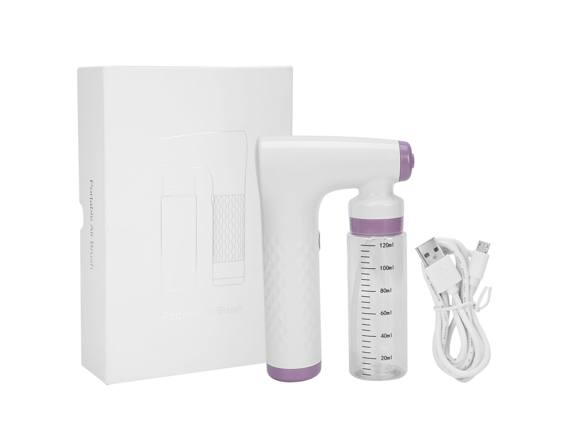 Aerógrafo autobronceador portátil recargable por USB de 120 ml