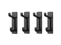 Ganchos de pared de acero inoxidable para ropa sin forro, percheros autoadhesivos para sombreros, resistentes y duraderos para armarios.