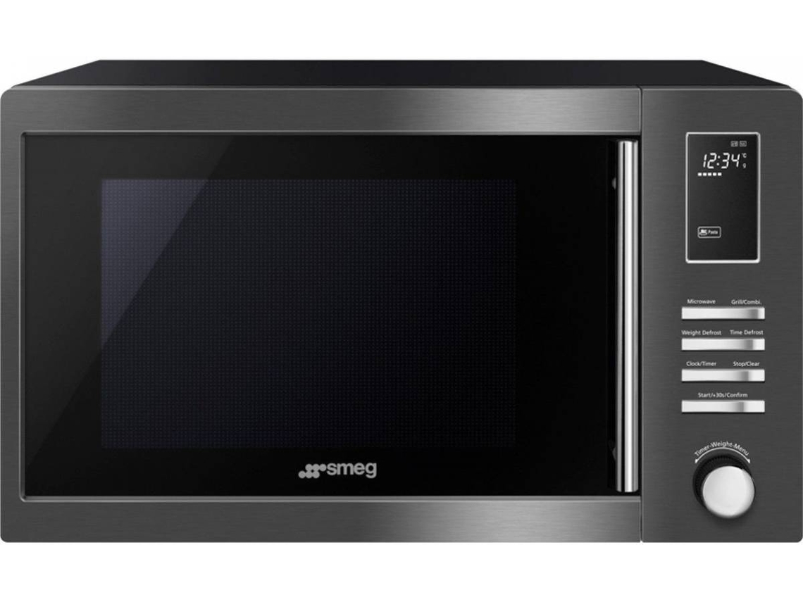 Microondas SMEG MOE25B (25 L - Con Grill - Negro Mate)  