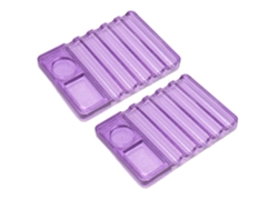 Portaescobillas de gel UV acrílico, herramienta de exhibición de brochas de maquillaje KOFIHETY