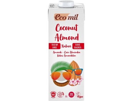 Bebida de Coco Eco Almendra Nature ECOMIL (1 L)
