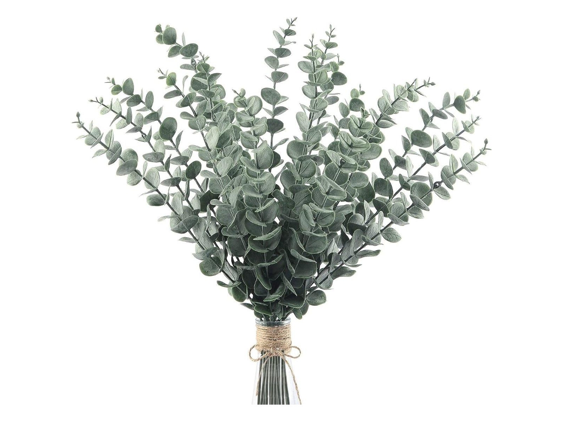 20 Plantas Artificiales De Interior, Verde Oscuro