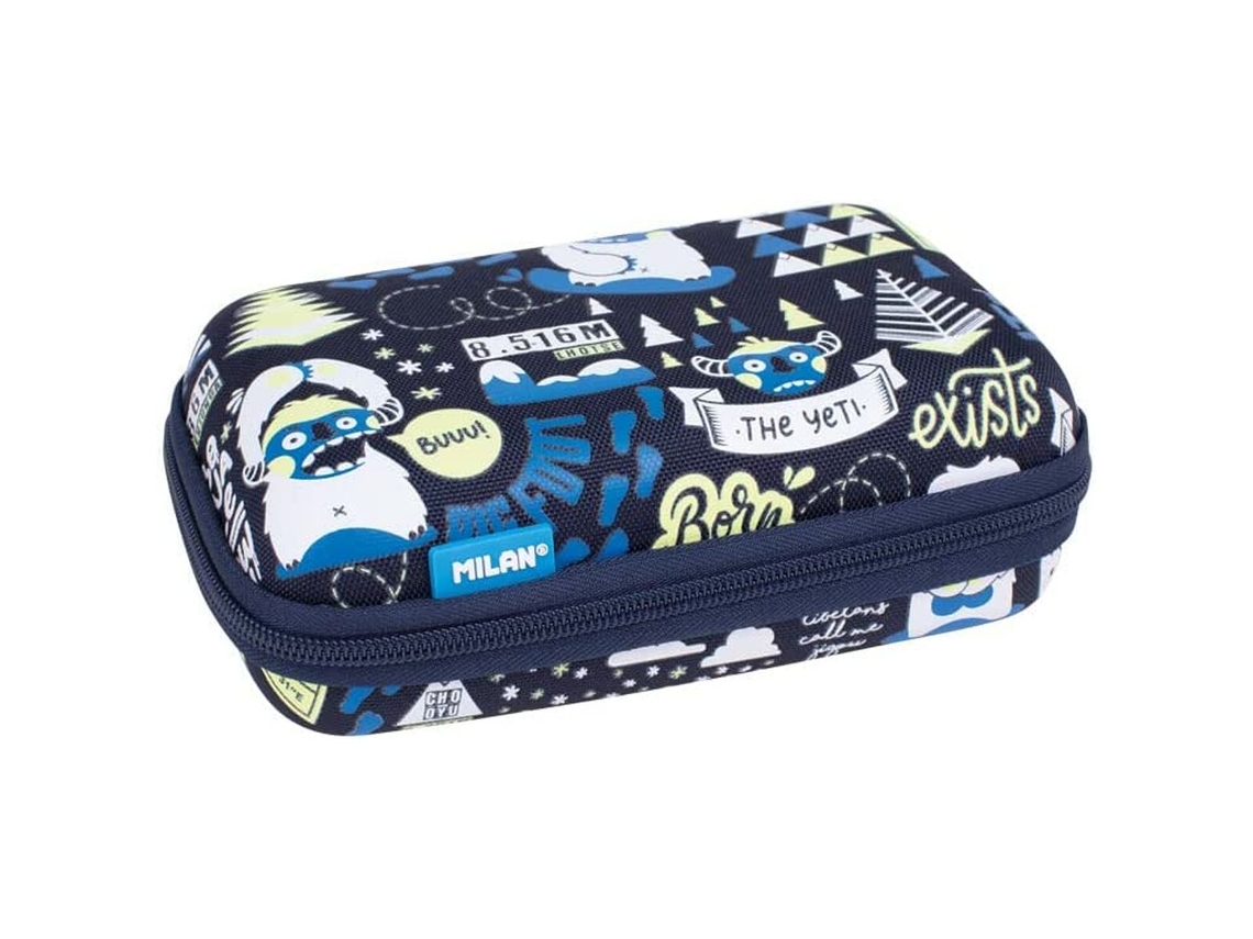 Estuche MILAN The Yeti Azul Marinho 21,5 X 13,5 X 6,5 Cm