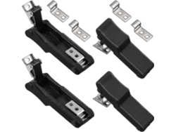 2pc Pestillo Elástico De Goma Flexible Para Almacenamiento, Barco, Caja De Carga Con Pieza De Acero Inoxidable 4 Piezas