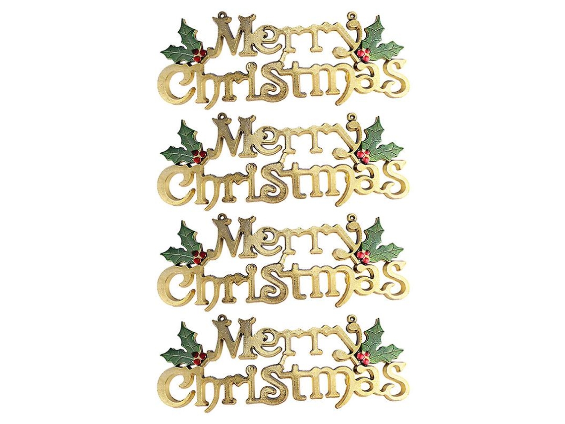 4 adornos para árbol de Navidad. ALLINLESS