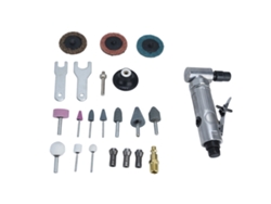 Mini Kit De Lijadora Angular Neumática Para Pulido Y Grabado.