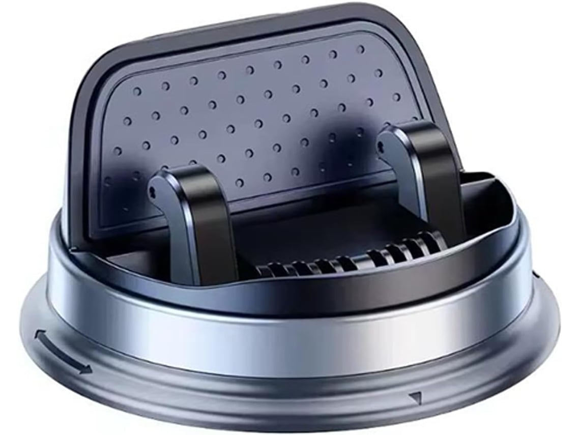 Soporte Para Teléfono De Coche: Soporte Portátil Con Clip Para Salpicadero, Giratorio 360°.