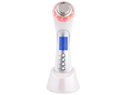 Dispositivo de belleza facial ultrasónico Yunzii White, reafirmante de la piel, luz LED, vibración, dispositivo de limpieza iónica ultrasónica