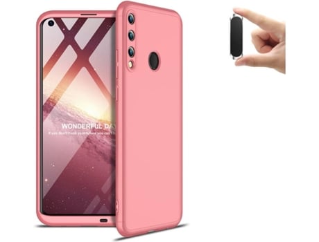 Carcasa y Soporte Huawei P40 Lite E Slim armor 360º (Rosa)